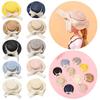 10 Colors Lace Bow Mini Hand Weaved Hats Straw Hat Doll Hat Accessories Doll House Ornament