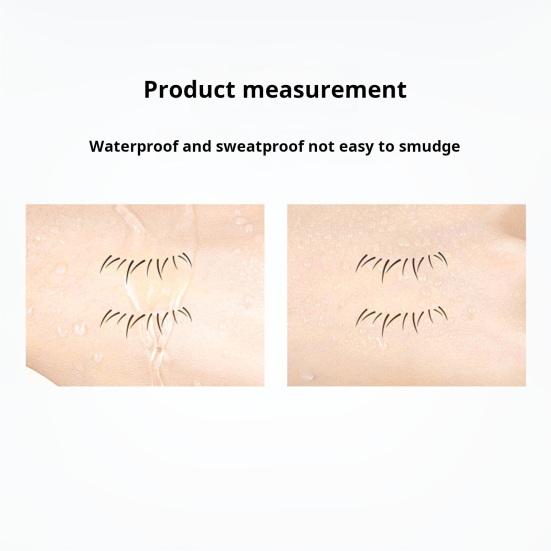 Lower Lash Stamp Eyelash Stamp Set 2-in-1 Waterproof Sweatproof Eyeliner Quick Eye Makeup Tool Long-lasting Lower Lash Stamp for Beginners