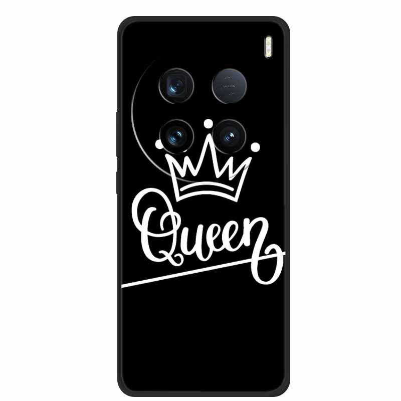 Простой противоударный чехол из ТПУ однотонный для Vivo X100 Ultra 5G