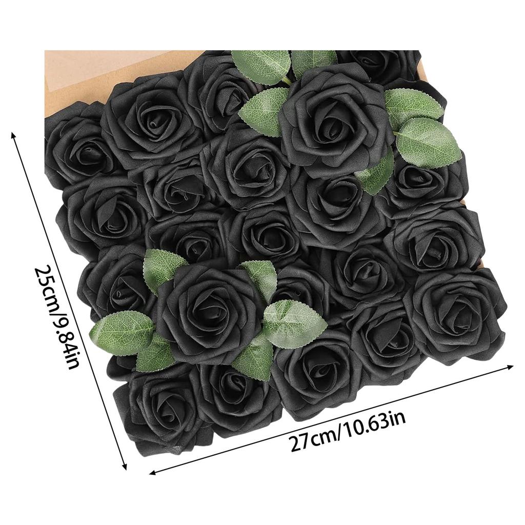 1 коробка Розы из пены Soft Touch Гибкие стебли DIY Цветочные композиции Свадьба День рождения Домашний декор Поделки