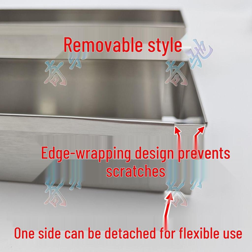 Форма для тирамису и поднос для желе - Прямоугольная форма из нержавеющей стали для муссового торта