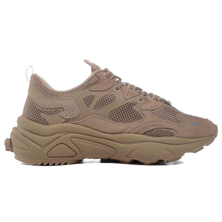 FILA Fabric Low top Casual Shoes Unisex Dark Coffee Korean Style 1RM01559E_925