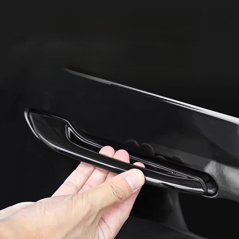 For Tesla Y/YL/3 2019-2025 Door Handles Exterior Door Handle Stickers Replacement Decoration Modification Supplies Accessories