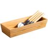 Yamashita Kogei Cutlery Case Natural W10 X D26 X H5cm Bamboo Laminated Wood Cutlery Case 426723