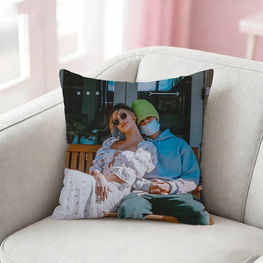Jailey Hailey JB Pillow Case Pattern Printed Pillowcase For Living Room Sofa Cushion Cover