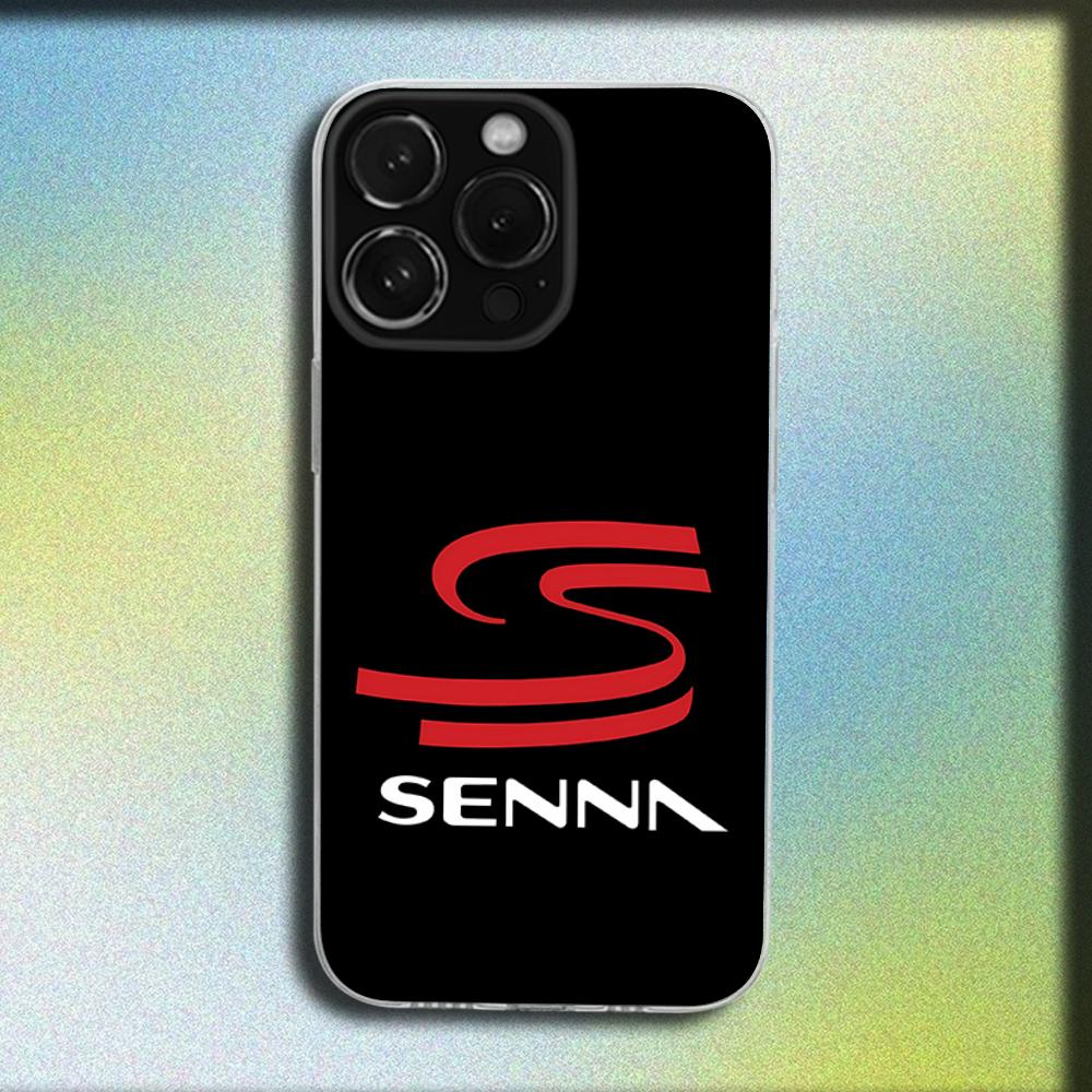Чехол для телефона A-Ayrton Senna для iPhone 16,15,14,13,12,11 Plus,Pro,Max,XR,XS,Plus,SE,Mini Прозрачный Мягкий Чехол