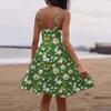 Women's Casual Fashion Print Sexy Off Shoulder Punk Retro Dress Retro Dress Dress