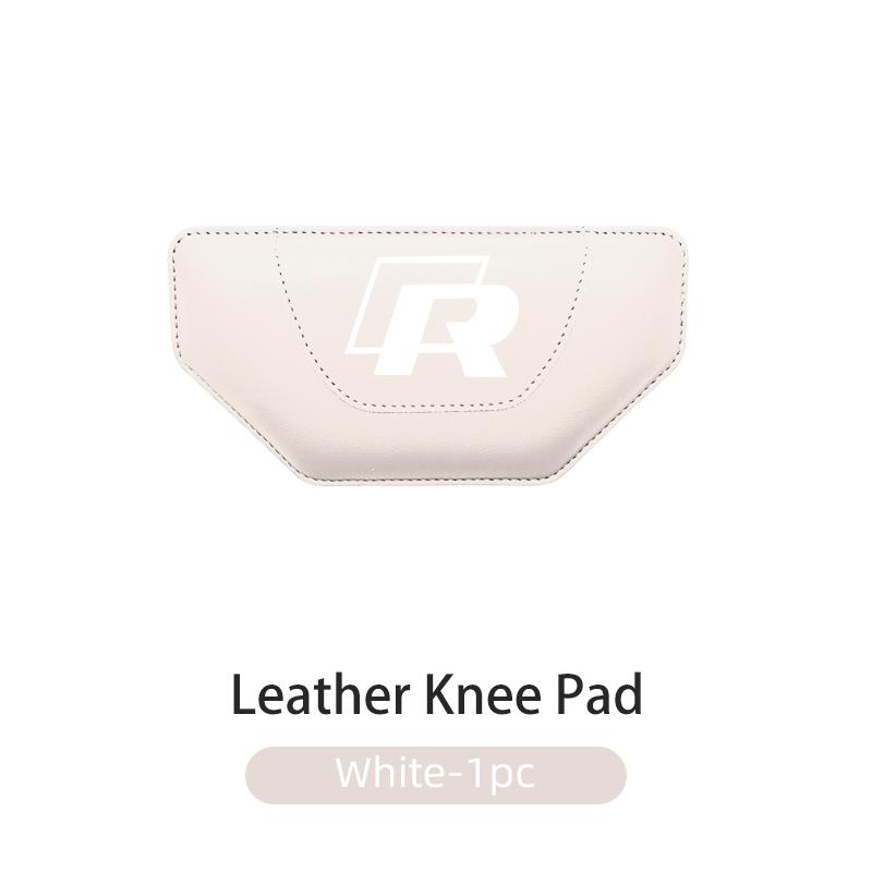 For Volkswagen VW Car Trapeze Leather Knee Pad Leg Pain Relief Anti Fatigue Cushion Golf 4 5 6 7 Polo Jetta Sagitar Magotan zj1