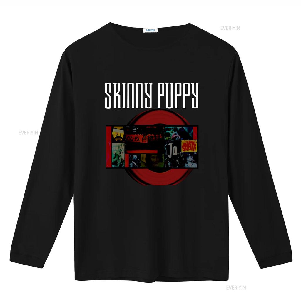 Футболка Skinny Puppy рок винтаж Стирка слегка Универсальная Унисекс Мягкая Стильная уличная мода Удобная дизайнерская одежда