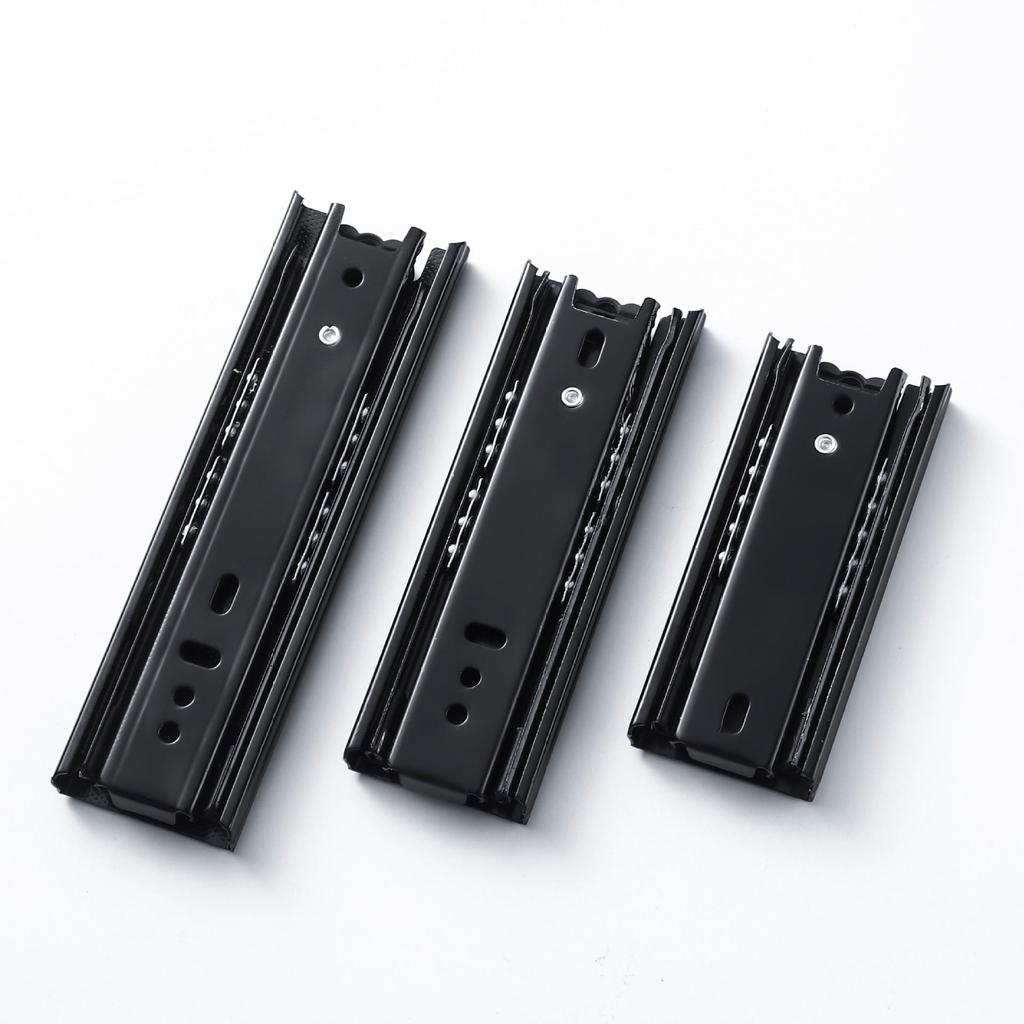 Сверхкороткие 3-секционные направляющие для ящиков 4-6 дюймов для туалетных столиков и ювелирных лотков