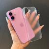 Чехол-полуобертка для iPhone 16 15 14 13 12 11 Pro Max Plus Mini Полузакрытая Прозрачная Матовая Задняя Крышка Ударопрочный Матовый Корпус
