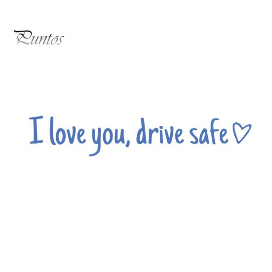 Наклейки I Love You Drive Safe на зеркало заднего вида виниловая наклейка для женщин водонепроницаемая декоративная наклейка на автомобиль аксессуары для автомобиля