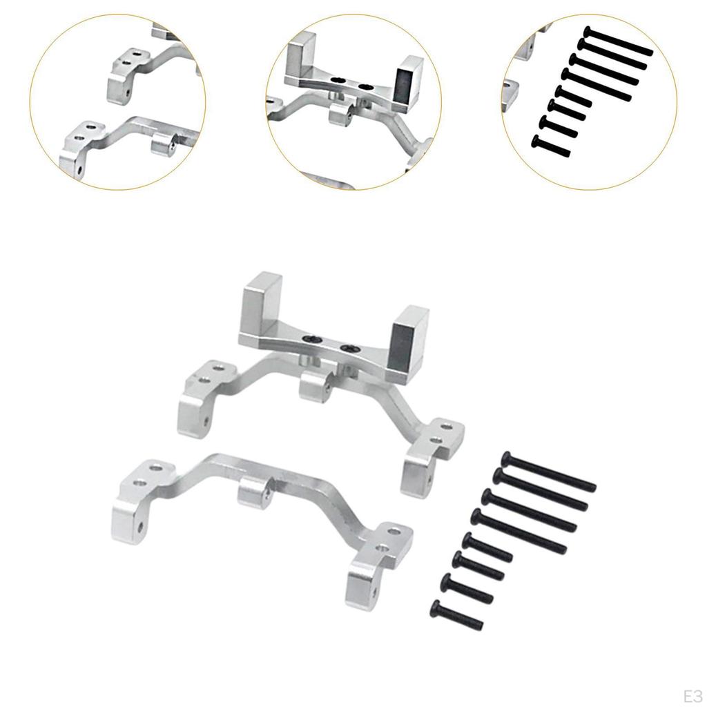 Metal Pull Rod Servo Mount Set Fixed Lightweight Vehicle Portable Replacement 1:16 Scale RC