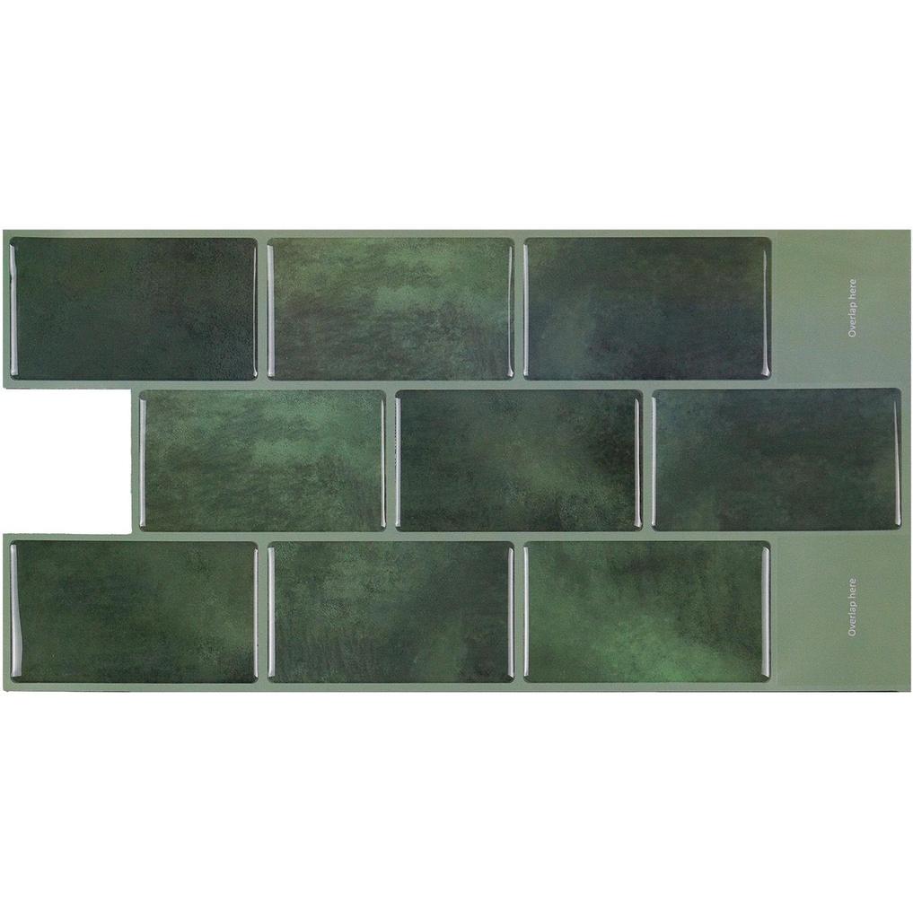 Classic 3D Crystal Drop Self-Adhesive Waterproof Wallpaper, Oil-Proof Brick Style Wall Sticker for Kitchen and Bathroom.