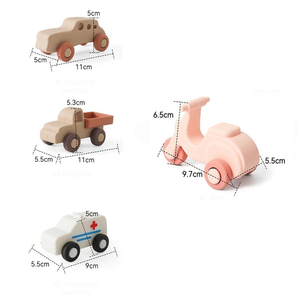 Educational Children's Car Model Toys BPA Free Baby Teething Toys Multifunctional Montessori Toys
