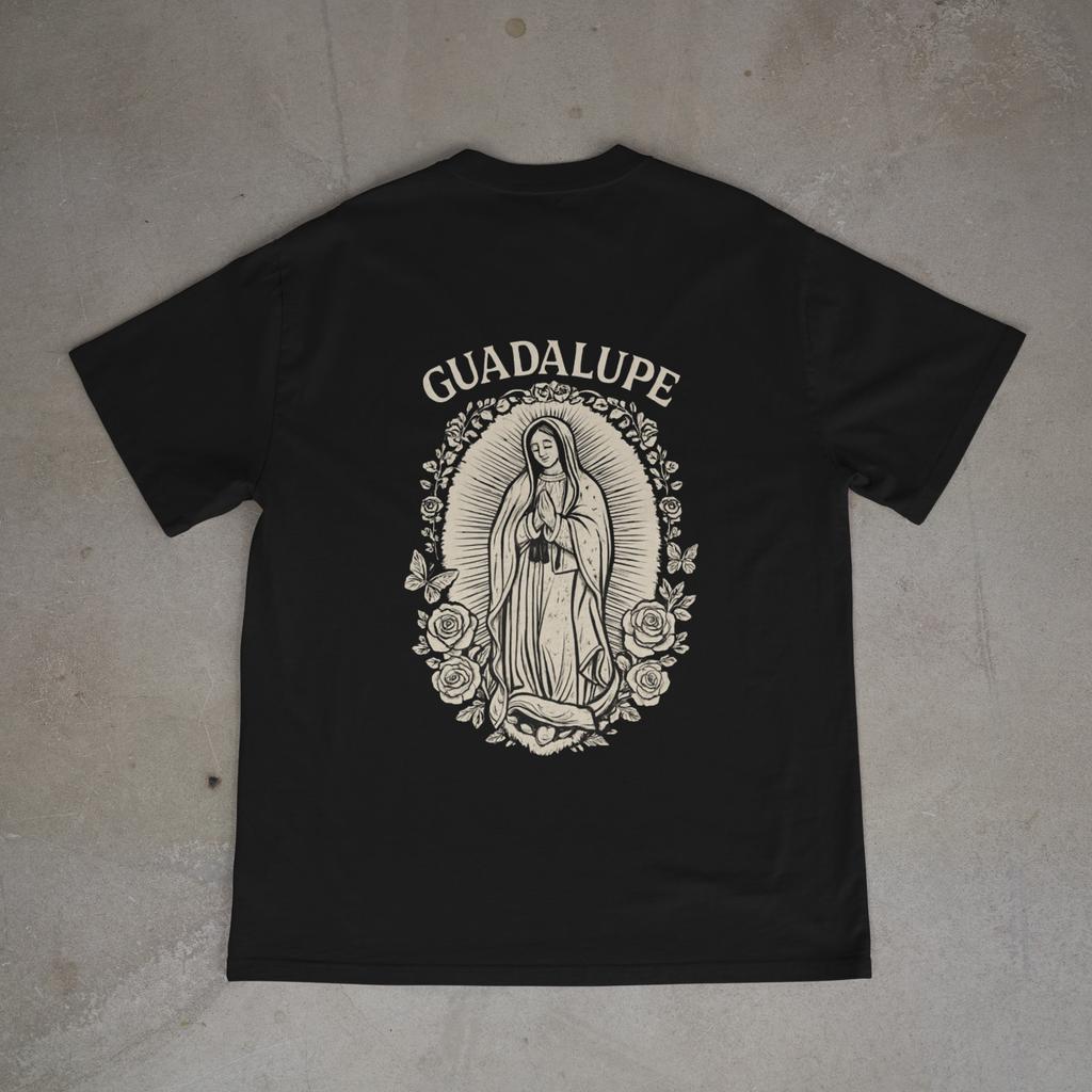 Our Lady of Guadalupe Catholic Shirt Virgen de Guadalupe Tee Back Print