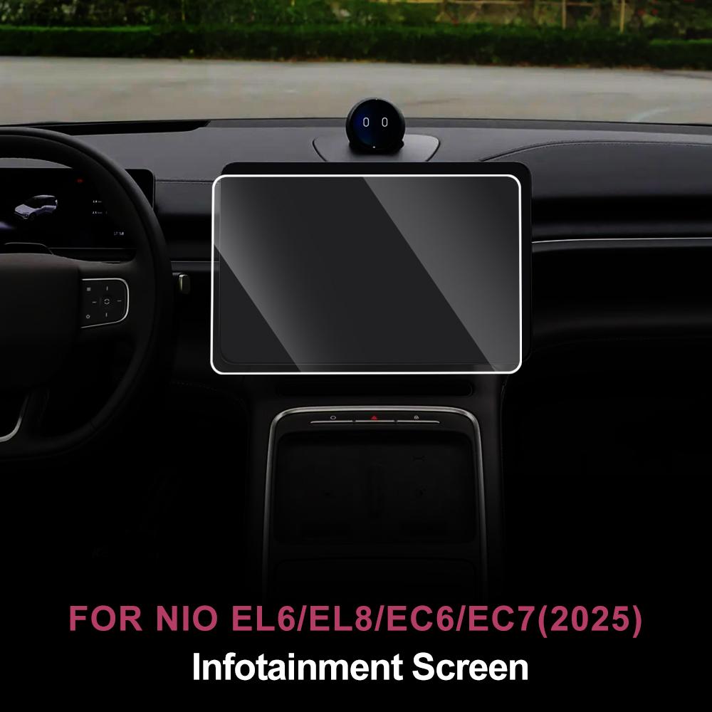 Car Tempered Glass Protective Film For NIOEL6 EL8 EC6 EC7 2025 Auto GPS Navigation Screen Protector Display Interior Accessories