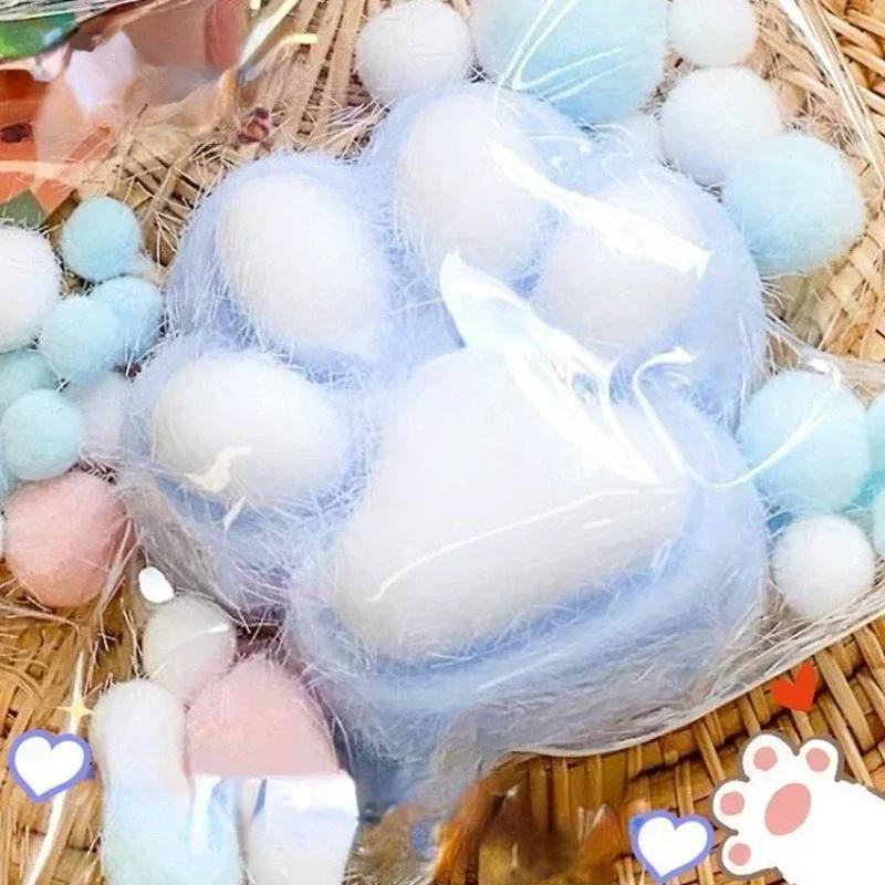 Новые красочные плюшевые игрушки в форме кошачьей лапки, розовые, нежные, мягкие, грязные, декомпрессионные, медленно поднимающиеся игрушки для детей и взрослых