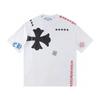 W363 CHROME HEARTS 2025 Summer New High Quality Cotton Round Neck Loose Large Size Men's and Women's T-shirt Couple T-shirt