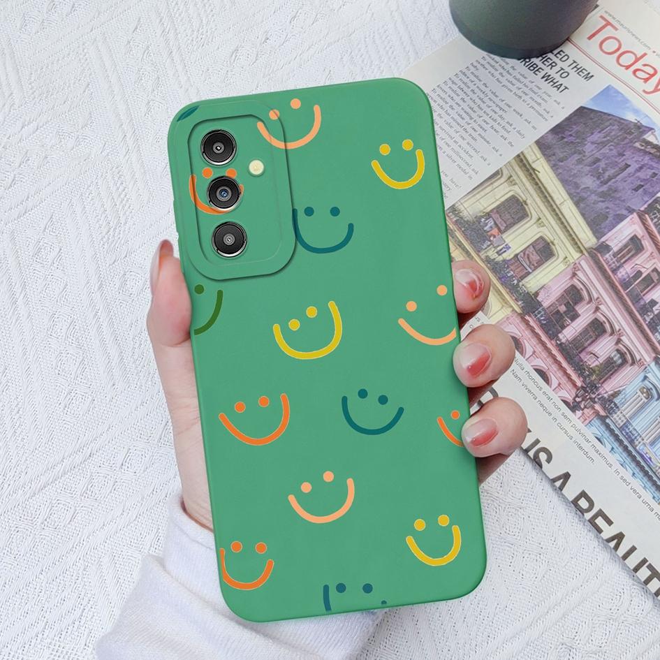 Силиконовый чехол для Samsung Galaxy A03 A02S A10 A14 A13 4G 5G M32 M54 M53, модный противоударный чехол, мягкий бампер из ТПУ для Samsung A31 A51, пара чехлов