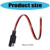 Practical 12AWG SAE Connectors Cable 1 Foot 5 Pack Designs for Efficient Solar Energy Transmission Daily Casual Use