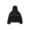 ACG Collection Флисовый пуловер с капюшоном на половину молнии, подходящий для женщин, черный CU4115-010
