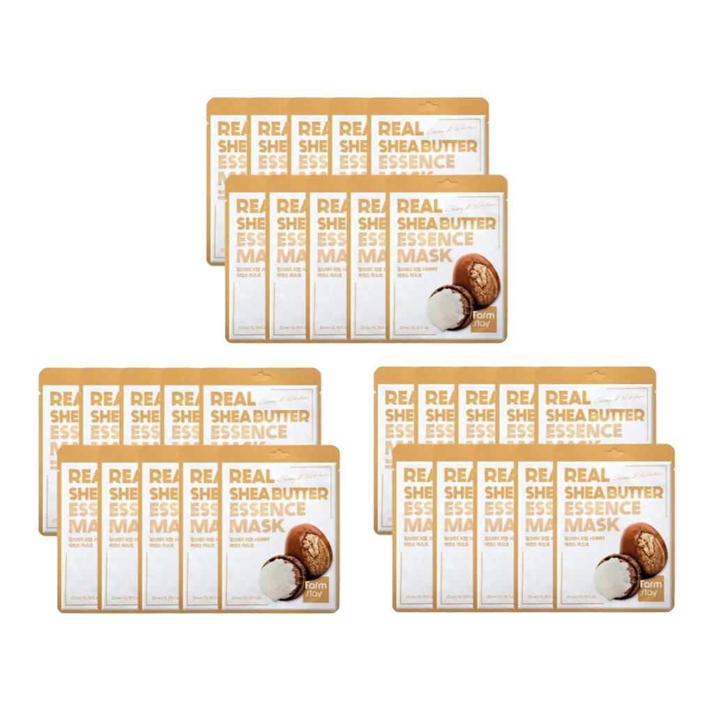 FARM STAY Real Shea Butter Essence Mask 23ml (3 Options)