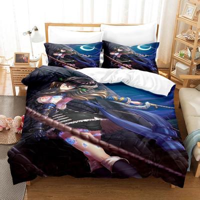 Игра BLOODSTAINED RITUAL OF THE NIGHT Постельное белье Односпальная кровать Твин Полный комплект постельного белья Queen King Size для взрослых и детей Спальня Пододеяльники