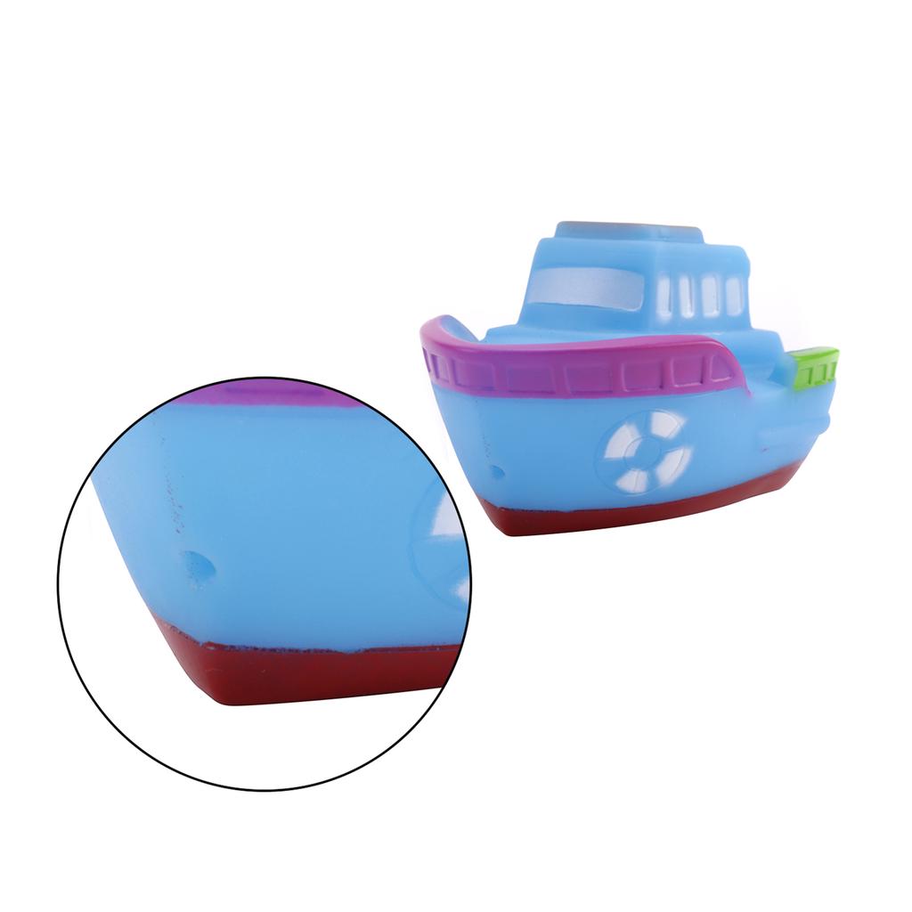 8 Pack Floating Bath Toys Rubber Floating Boat Vehicle Aircraft Bath Squirt Toys for Baby or Kids