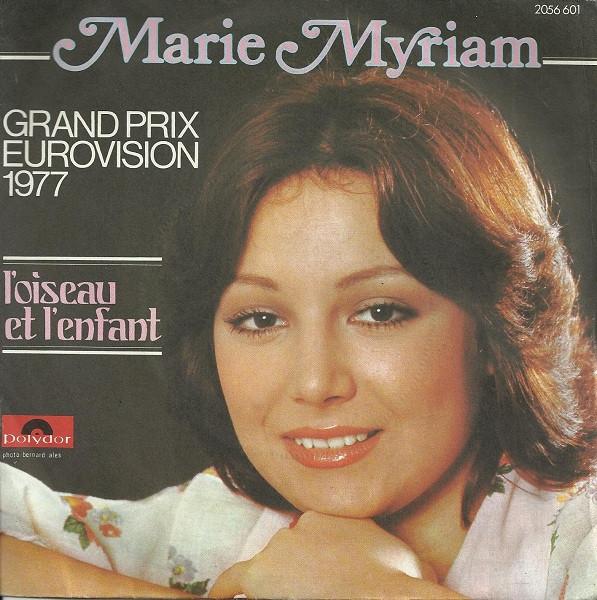 7-дюймовая пластинка MARIE MYRIAM Loiseau Et Lenfant 2056601 Polydor 1977 Франция Поп Б/у