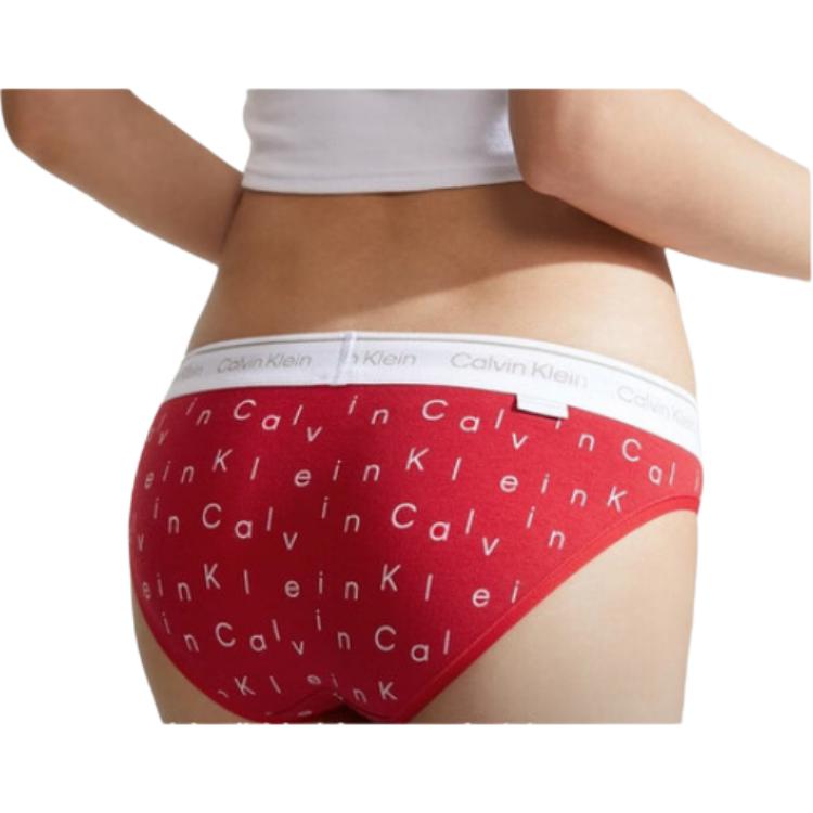 Calvin Klein Удобные хлопковые сексуальные трусики-бикини с принтом знаков зодиака, женское нижнее белье QP3018O