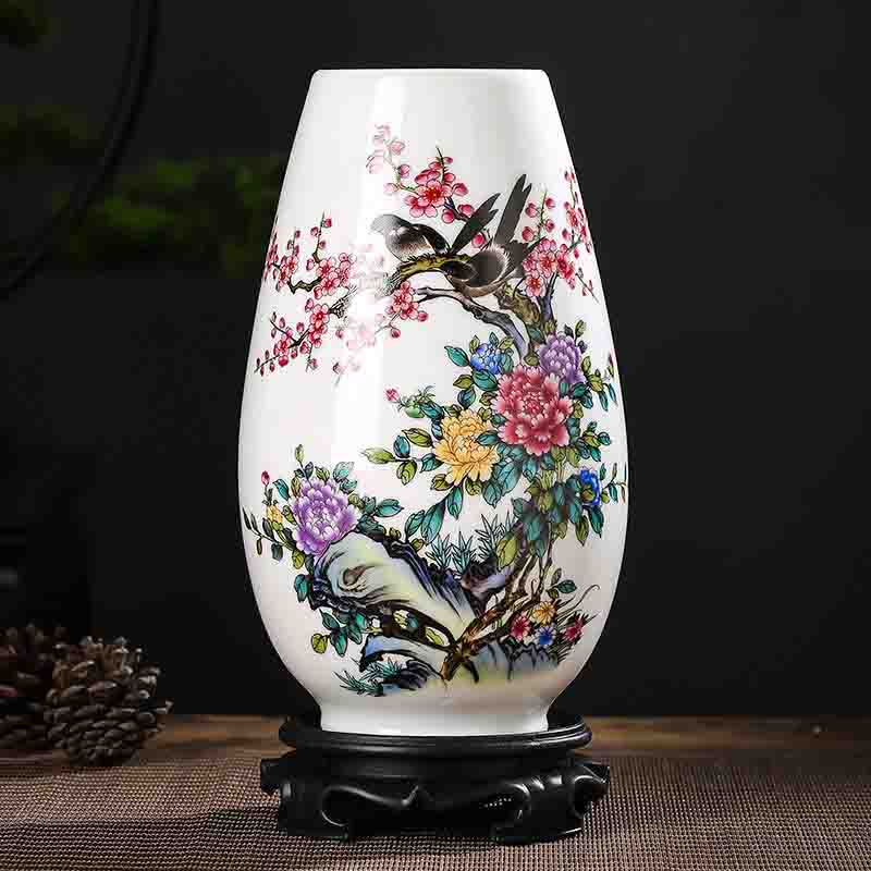 Китай Цзиндэчжэнь Керамические Вазы Украшения Офис Магазин Клуб Бар Меблировка Поделки Дом Гостиная Настольные Аксессуары Украшение