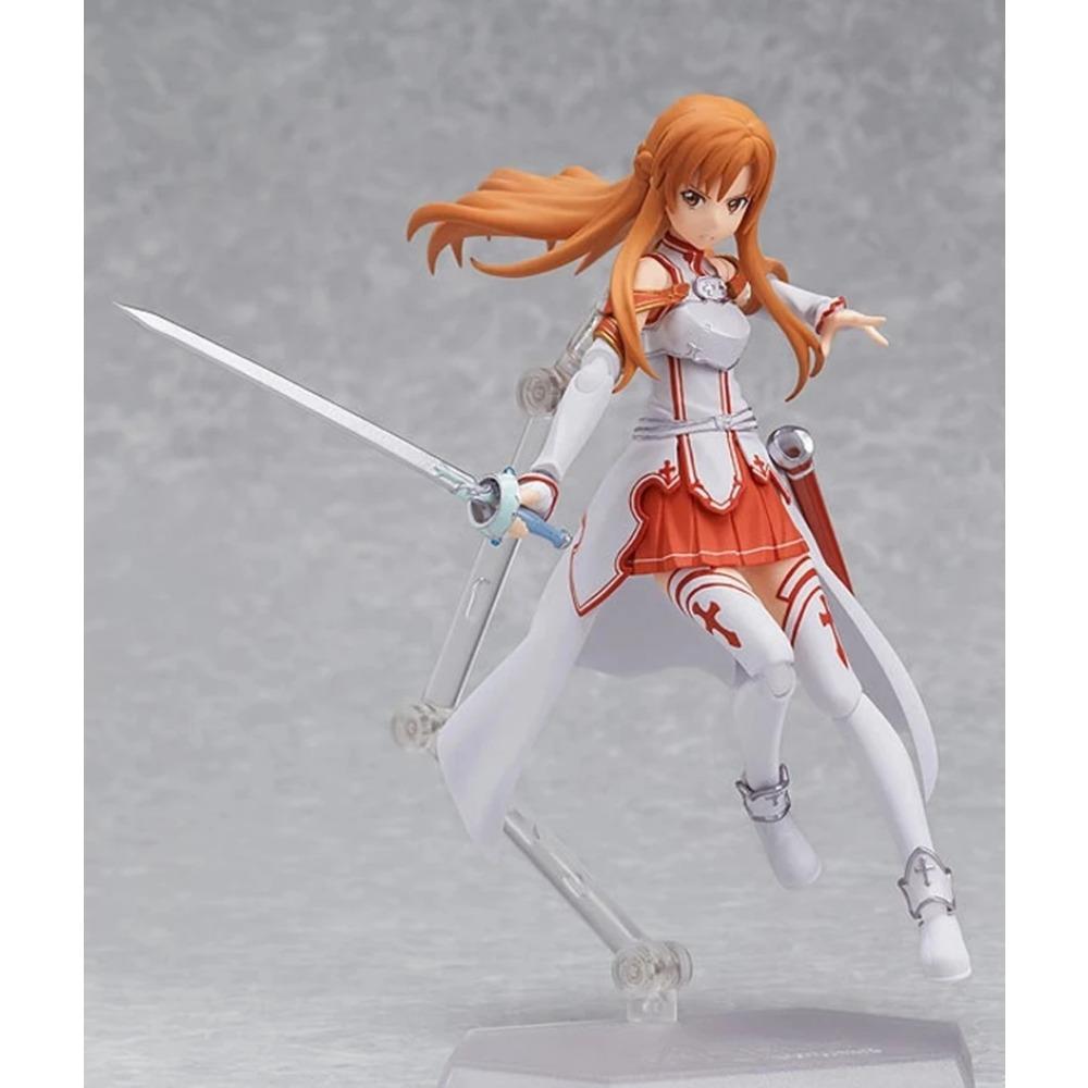 15 см Аниме Фигурка Sword Art Online Юки Асуна Фигурка Действия Стоящая Фигурка Игрушка со Сменным Лицом Действия ПВХ Коллекционная Подарок