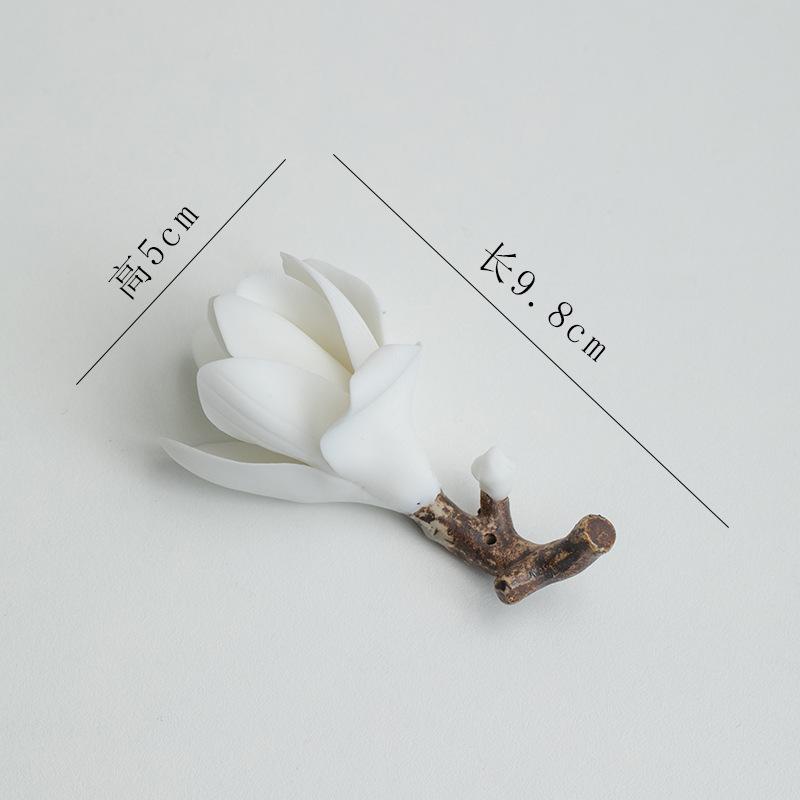 Керамические изделия ручной работы Магнолия Керамические декоративные украшения ручной работы Основа для ароматерапии Подставка для благовоний из сандалового дерева Домашний декор