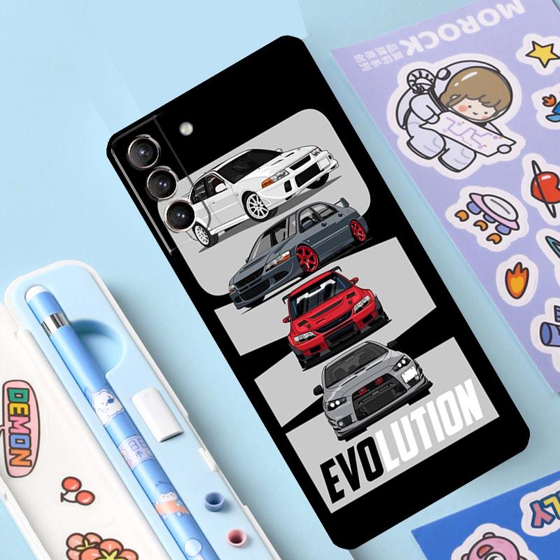 Чехол JDM Car Evo для Samsung Galaxy S23 S21 FE S20 FE S22 Plus Note 20 Ultra Note 10 S8 S9 S10 Plus