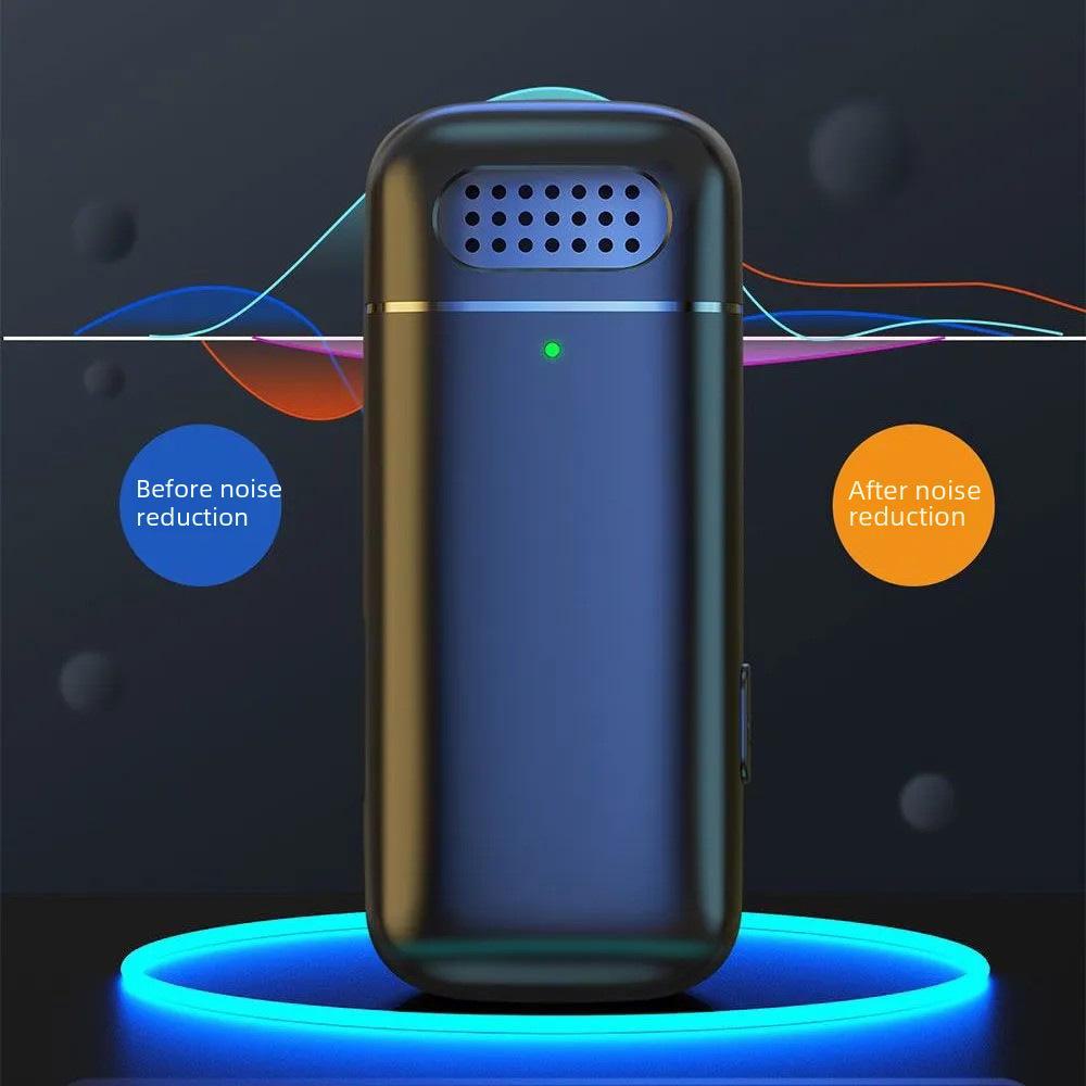 Беспроводной прикрепляемый микрофон с зарядным чехлом, индикатором заряда, высокой громкостью, потоковой передачей на мобильные устройства, короткими видео, шумоподавлением.