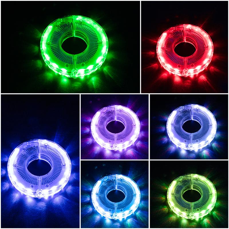 ROCKBROS Bicycle Wheel Light Smart 12 LED Flash Light Warning Light Kids Balance MTB Bike Light Vibration Sensing Light 1PCS 7