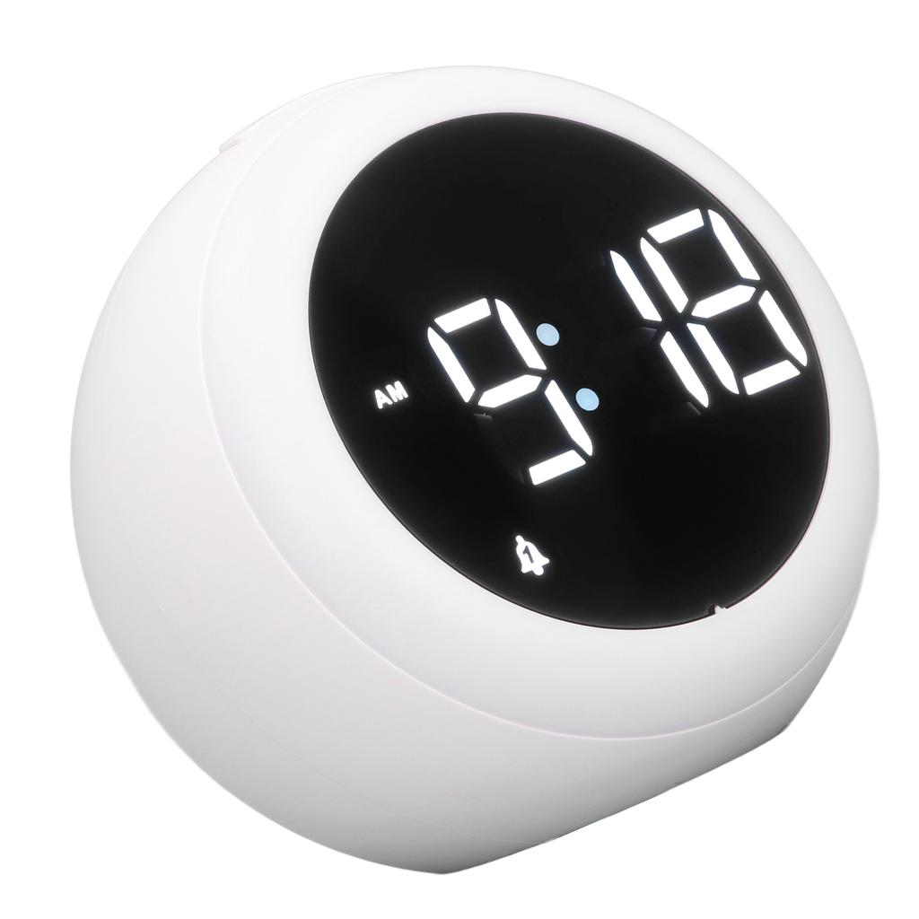 Будильник для обучения сну с голосовым управлением, светодиодный, меняющий цвет, успокаивающий ребенка, часы-машина с функцией ночного сна