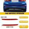 Left+Right Rear Bumper Reflector Light Cover Trim For 2017-2018 Hyundai Elantra