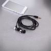 Wired Music Earphones Stereo Noise Cancelling In-Ear Headset with 3.5mm Jack for Students Gaming Running Work