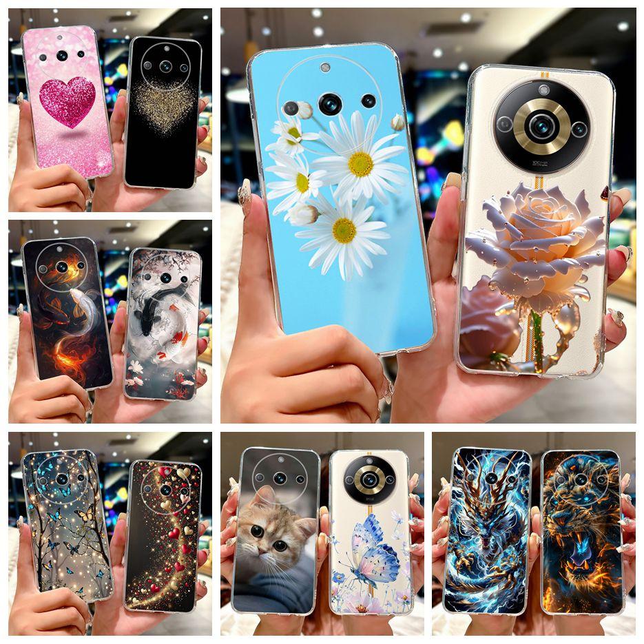 For Realme 11 Pro Case RMX3771 New Luxury Painted Cover Soft Slim Phone Case For Realme 11 Pro Plus Realme11 Pro+ RMX3740 Fundas