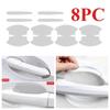 8Pcs TPU Car Door Bowl Anti-scratch Sticker Clear Door Bowl Handle Protection Sticker Paint Surface Film Car Accessories Decals