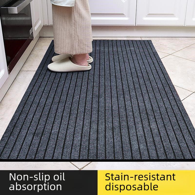 Non-Slip Kitchen Floor Mats - Oil-Proof, Waterproof, Dirt-Resistant, and Absorbent for Home Entrances