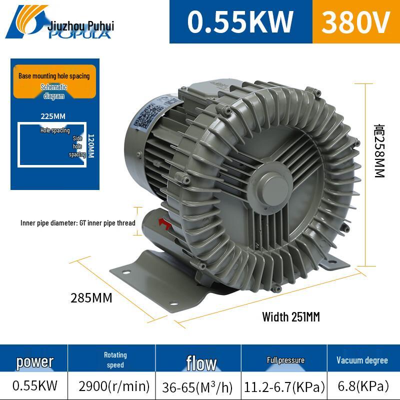PXG High-Pressure Vortex Industrial Blower