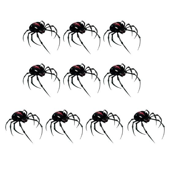 Временные тату-наклейки 3D Паук Водонепроницаемое боди-арт для шеи, руки