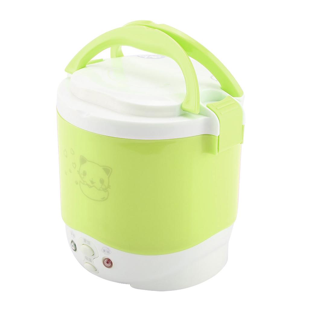 24 В 140 Вт 1 л электрическая портативная многофункциональная рисоварка пароварка для грузовиков (зеленый)
