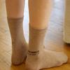 NMOO.OU S36_NMOU MUJI SOCKS_light Brown