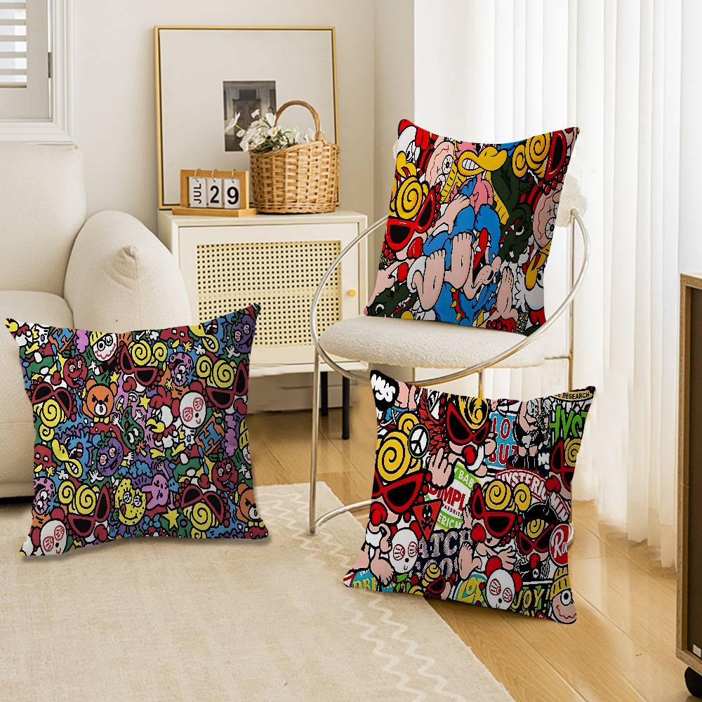 Japan Fashion H-Hysteric M-Mini Cushion Cover Decorative Pillow Sofa Home Decor Case Pillow Cases