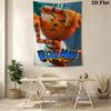 Dog Man Series Tapestry Fashion Print Wallmounted Home Decor Work Of Art Atmospheric Background Cloth