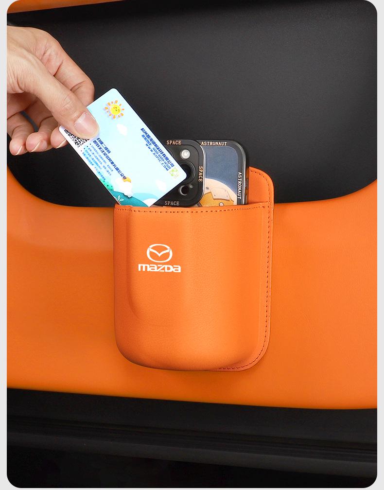 Автомобильные сумки-органайзеры для бутылок с водой, напитков и телефонов: Совместимо с Mazda 3, Axela, CX-5, CX-4 и Mazda 6.